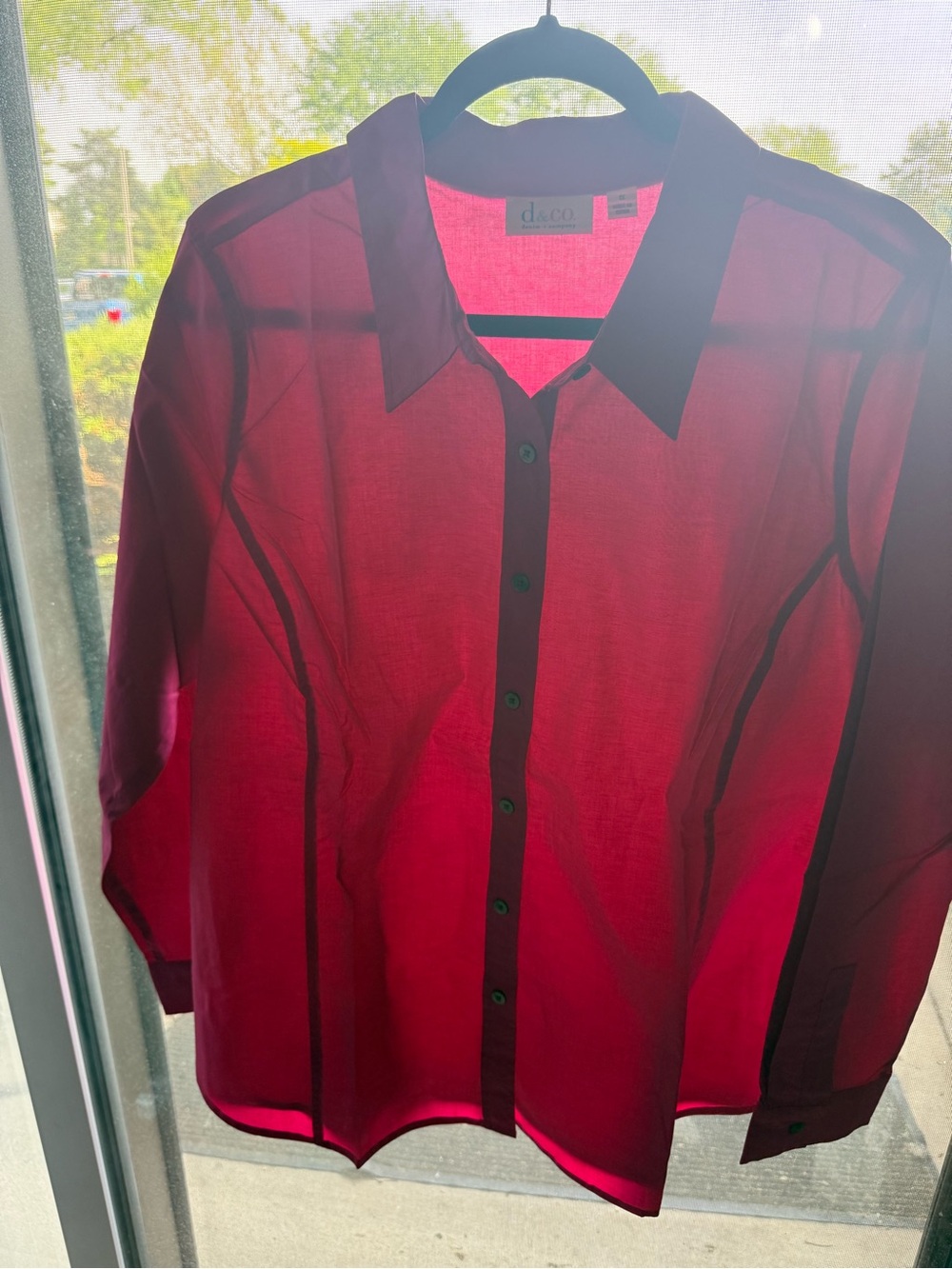 Women’s Button-Up Shirt D&Co. 1X